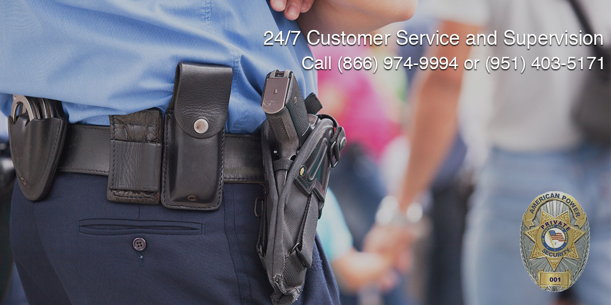  On-site Armed Security Guard in Whitter, CA